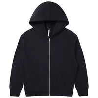 HKM-948307 Men's Women's 380G Oversized Puff Technique Hooded Sweatshirt High Fleece Solid Color Zipper Casual Sports Print Pullover