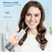 HKM-356115 Cordless IPX7 Waterproof Rechargeable Portable Water Flosser for Effective Dental Care