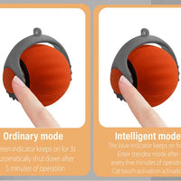 HKM-160851 Interactive Rolling Silicone Dog and Cat Toy with Bell and Tail
