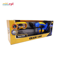 HKM-556371 Kids Electronic Chainsaw Mechanic Toy Set - Realistic Gardening Tools for Ages 2-7, Safe Plastic Design