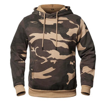 HKM-522323 European American Fashion Brand Men's Long Sleeve Hooded Jacket Autumn Winter Camouflage Sweater Heat Transfer Fleece Hoodie