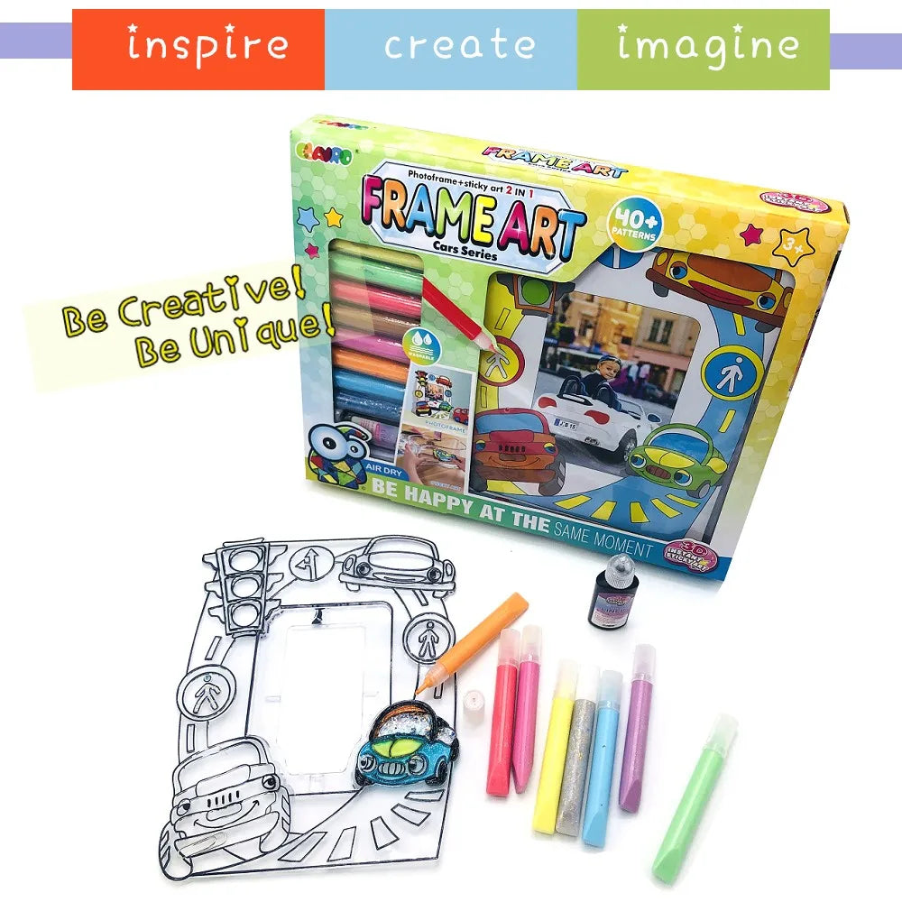 KTX-977363 Create Decorative Window Art with Suncatcher Refills and 8 Vibrant Paints