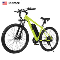 Qlife Racer 27.5 Inch 21 Speed Cycle Battery Electric Mountain Bike with Lithium Battery