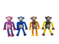 HKM-999315 Cute Big Ear Monkey Squeeze Fidget Toy - Pop Tubes Ideal for Kids 5+