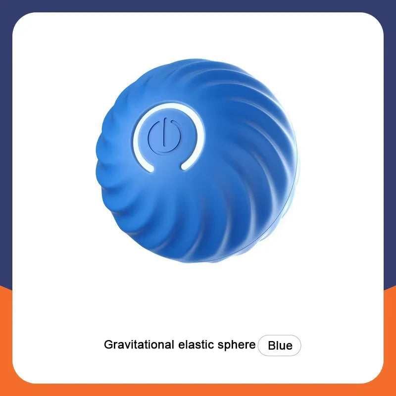 HKM-439955 Automatic Rolling Cat Ball Toy - Interactive Smart Electric Toy for Cats and Dogs