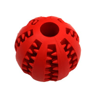 HKM-290771 Interactive Non-toxic Solid Rubber Dog Ball Toy - Bite Resistant Squeaky Chew Accessory
