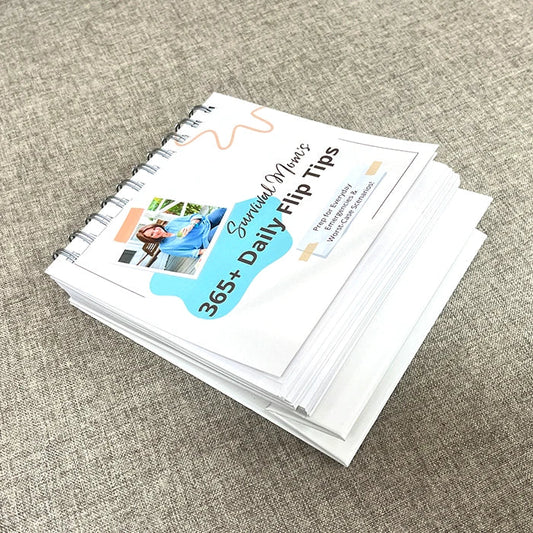 KTX-163923 Custom Printed Mini Daily Desk Calendar – 365 Tear-Off Pages for Office Use