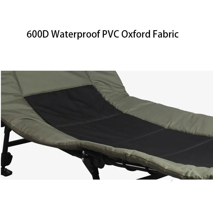 HKM-322899 Folding Fishing Chair with Metal Iron Frame and Solid Wood Seat for Outdoor Camping and Garden Use