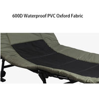 HKM-322899 Folding Fishing Chair with Metal Iron Frame and Solid Wood Seat for Outdoor Camping and Garden Use