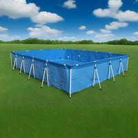 HKM-569235 Easy-Install Above Ground Swimming Pool for Outdoor Family Fun and Clean Sanitary Enjoyment