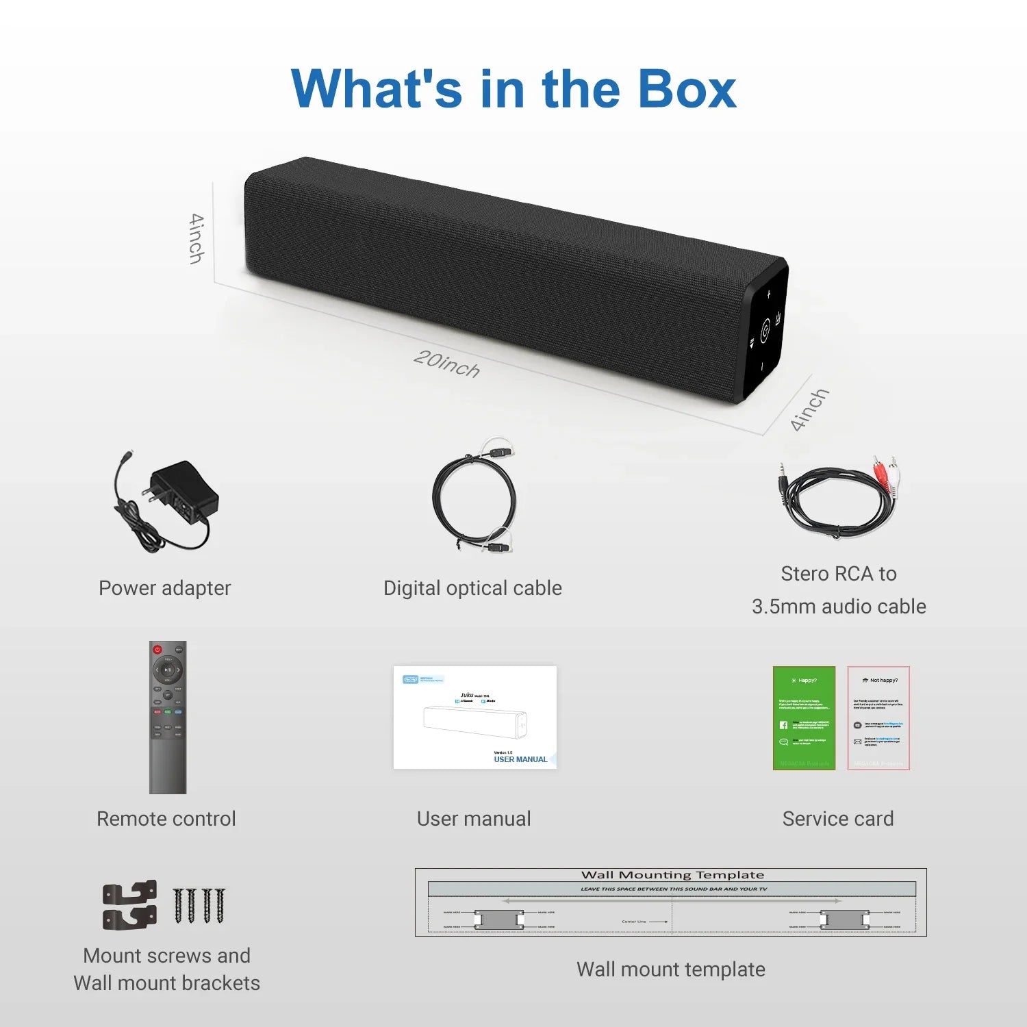 KTX-189651 Home Theatre System Sound Bar 2.0 Channel Speaker for Immersive Audio Experience