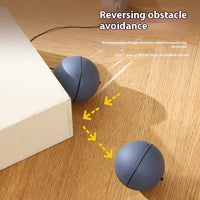 HKM-293075 Automatic Rolling Electric Cat Toy – Interactive Self-Entertainment, Bite-Resistant Design