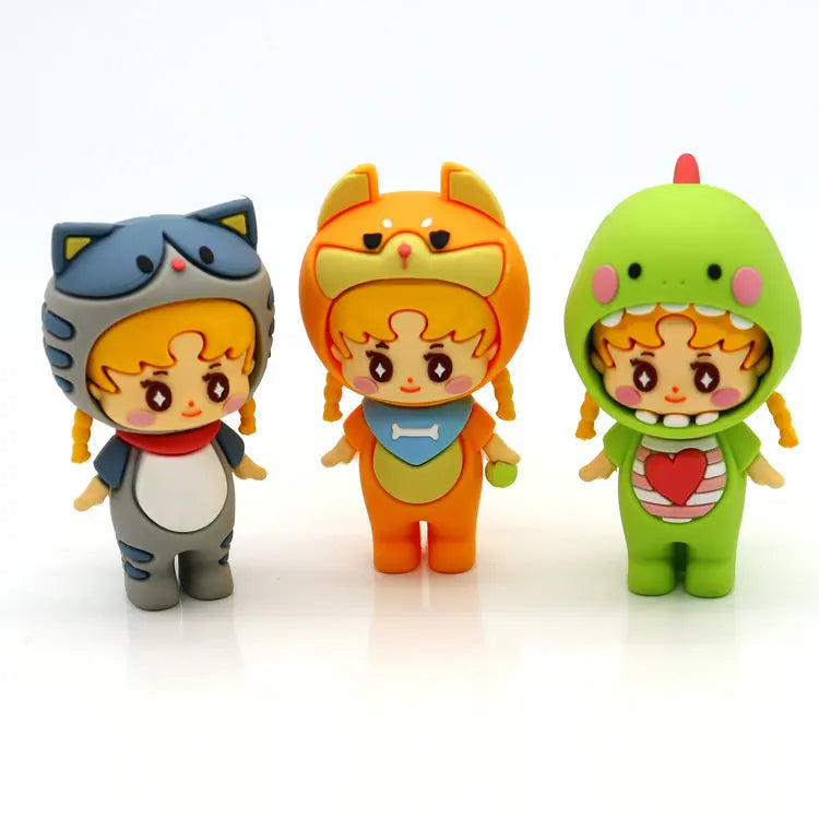 KTX-290387 Custom 3D PVC Action Figures and Cartoon Figurines - Eco-Friendly Toys and Crafts