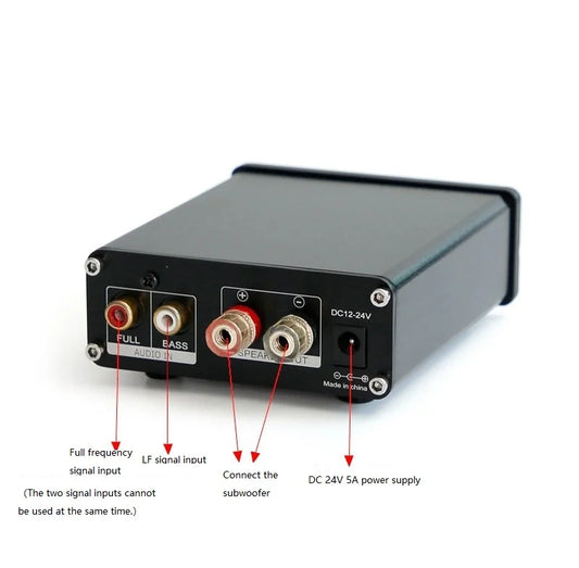 KTX-516179 100W Digital Subwoofer Speaker with TPA3116 Mono Amplifier for Home Audio Systems
