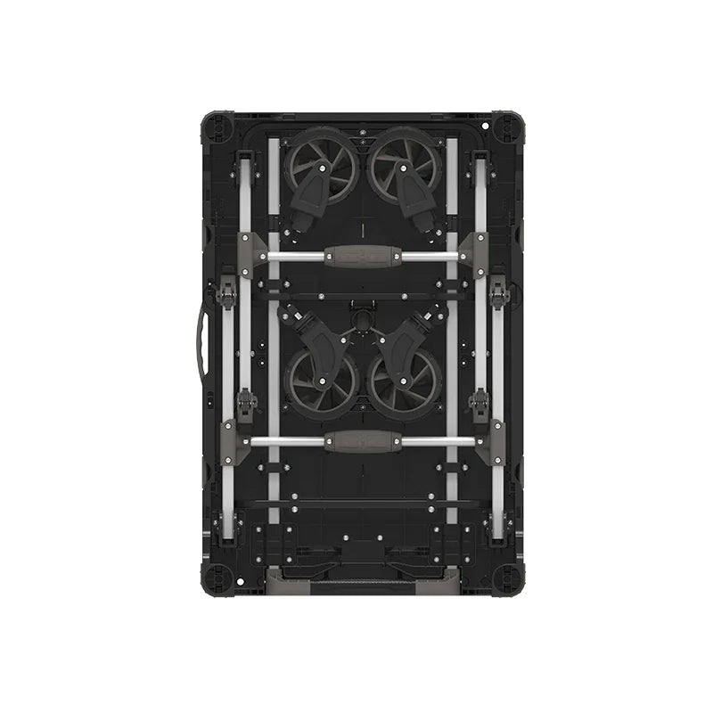HKM-290131 Lightweight Folding Black Table for Outdoor Camping and Multifunctional Use