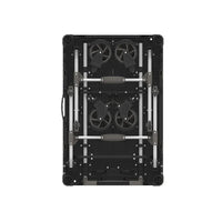 HKM-290131 Lightweight Folding Black Table for Outdoor Camping and Multifunctional Use