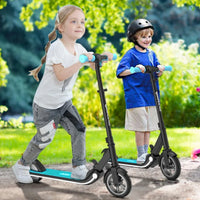 QMWHEEL M2pro Children's 7 Inch Electric Scooter 2 Wheels Foldable Adjustable Height Kids Kick Scooter Steel Plastic 150W 8-12