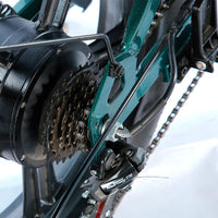 HKM-7418579 Moped Style Fat Tire Electric Bike, 750W Motor, 48V 13Ah Battery, 20 x 4 in Tires, 24.9 mph, 7 Speed