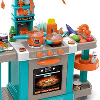 HKM-638867 Realistic Miniature Dollhouse Kitchen Toy Set for Kids, Ages 2-7, Plastic Kitchen Accessories