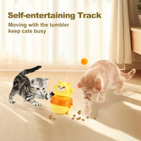 HKM-800403 Eco-Friendly Interactive Cat Toy Teaser Wand and Tumbler for Boredom Relief