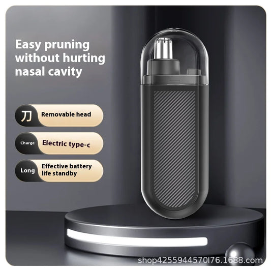 HKM-177619 Electric Nose and Ear Hair Trimmer with Eyebrow Grooming Attachment