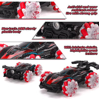 HKM-869395 4WD 2.4G Remote Control Drift Car with Gesture Sensing, High-Speed Features, Smoke, Music & Lights