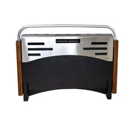VTX-9602003 Portable Foldable Charcoal BBQ Grill Outdoor Camping Steel Barbecue Grill for Thanksgiving Party and Picnics Use