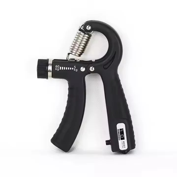 HKM-387283 Adjustable Grip Strength Trainer with Silicone and Metal for Finger Exercise and Massage