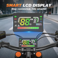 HKM-1037523 Adult Electric Bicycle Featuring 1500W Motor, 20 MPH Top Speed, 48V System and 48V 20Ah Battery for Daily Commuting