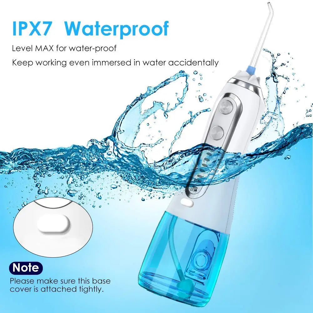 HKM-552723 Portable Cordless Electric Dental Water Flosser with Waterproof Design and Customised Features