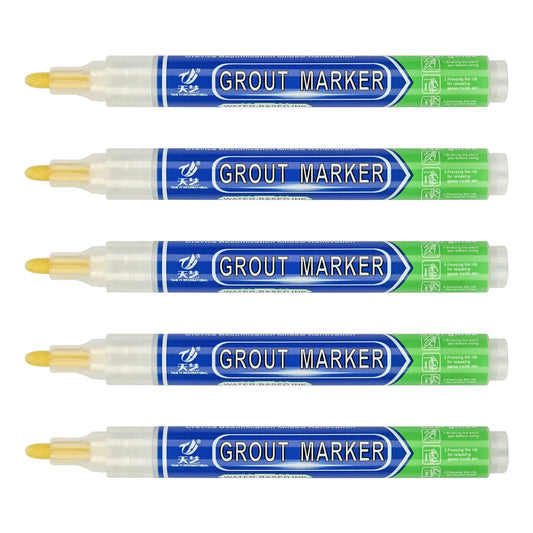 KTX-328915 Non-Toxic Water-Based Grout Marker Pen for Tile Repair in 12 Colours