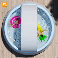HKM-979411 Large 360x183cm Inflatable Swimming Pool for Kids and Adults with Sun Protection Feature