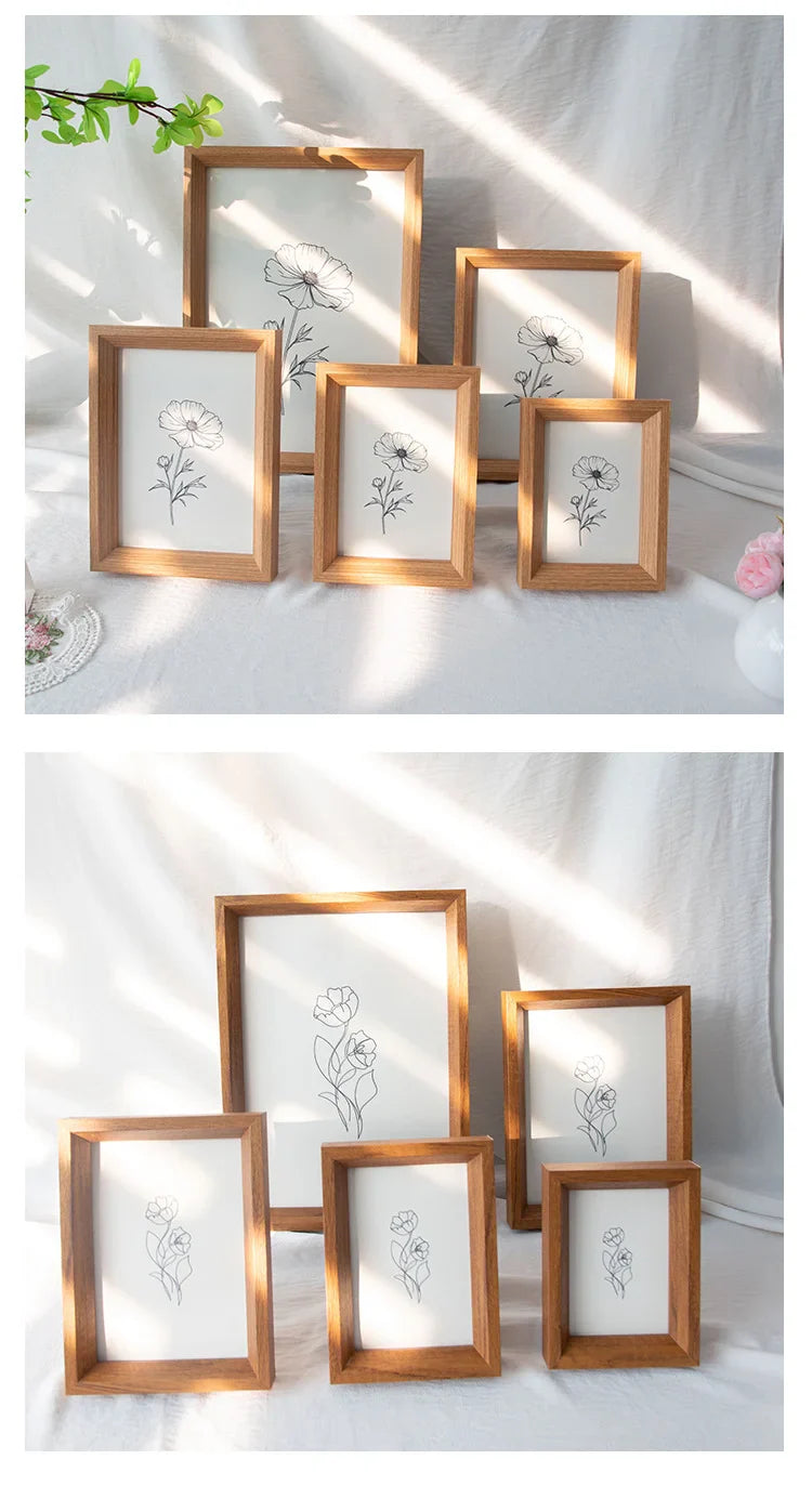 KTX-407699 Handmade Wooden Photo Frame - Custom Size, Environmentally Friendly Materials