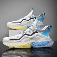 HKM-328019 JSYWD-286 Men's Casual Fashion Trend Sneakers with Crisp Breathable Mesh and Soft Soles