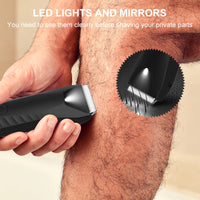 HKM-455571 Rechargeable Whole Body Waterproof Electric Shaver with USB Charging and Cordless Design for Men