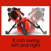 HKM-212883 2.4G Remote Control Stunt Motorcycle for Kids - 360° Rotation, Durable Red Mini Car, Indoor/Outdoor Fun