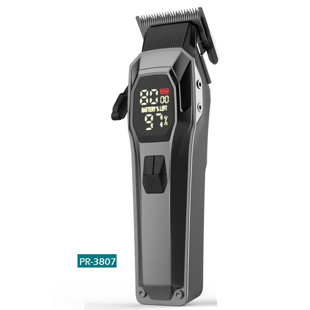 HKM-521107 Professional Hair Clipper Set with 5 Speed Settings and Long-Lasting Battery