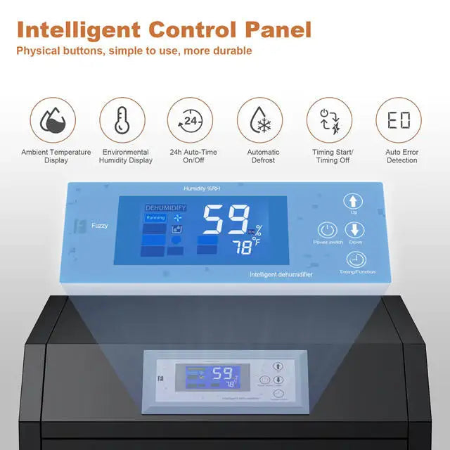 KTX-668691 150L/D Industrial Air Dryer with Wheels for Metal Sheet Dehumidification, 220V