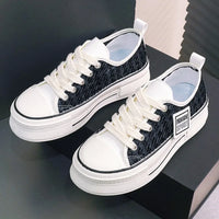 HKM-638739 XK901New Mesh Breathable Board Shoes for Women Summer Fashion Thick Sole Elevated Shoes Versatile Anti slip Sports Shoes