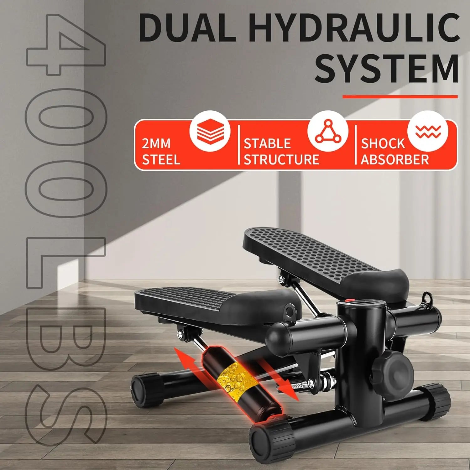 HKM-698003 Portable Fitness Aerobic Mini Stepper for Home Workouts