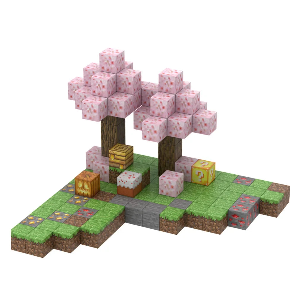 KTX-997779 Magnetic Cube Building Block Set - 2cm DIY Sensory Game for Creative Play and STEM Learning