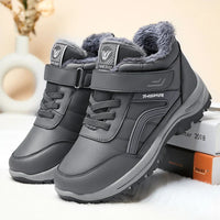 HKM-688467 BM-D-7latest Design Thick Inside Warm Walking Non-slip Waterproof Winter Warm Women's Casual Flat Boots