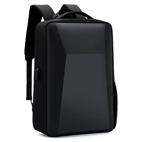 Customization Only New Cross-border Denim Hard-shell Unisex Large-capacity Casual Backpack Trendy Cool 156-inch Gaming Laptop Bag USB External Port