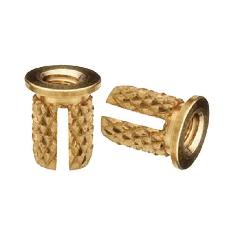 KTX-968211 Brass Press-Fit Threaded Insert Nut for Plastic Applications