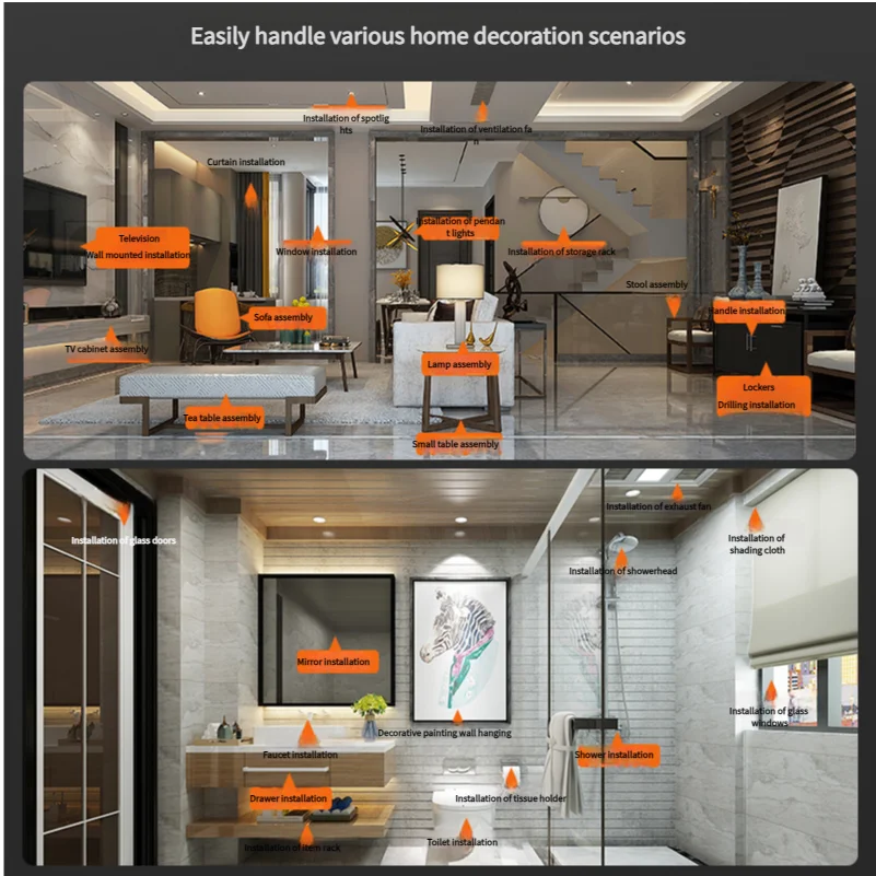 KTX-493651 13-Piece Car Repair Tool Set for Mechanics and Home Use