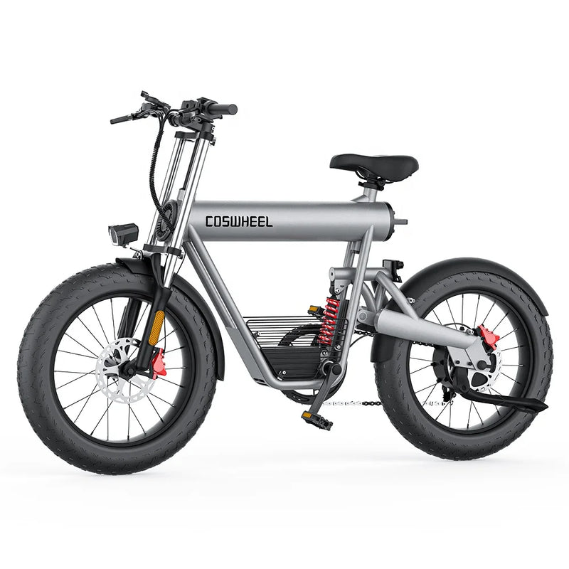 UK US EU Warehouse COSWHEEL T20 1500W 1000W 20x4 Fat Tire Bike 7 Speed Dual Full Suspension Electric Mountain Bike Road Ebike