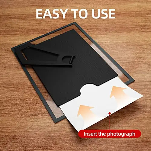 KTX-866451 Picture Photo Frame - Glass Tabletop Display & Wall Hanging, Sizes: 3.5x5, 4x6, 5x7, 6x8, 8x10, A4, A5