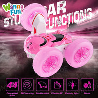 HKM-443411 360 Degree Rotating Remote Control Stunt Car - Off-Road RC Truck with USB Charger, Ready-to-Go