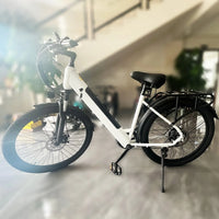 HKM-7328851 Electric Bike 350W Motor 36V 13Ah Battery 50 Mile Range 26-Inch Tires Removable Battery 7-Speed Disc Brakes