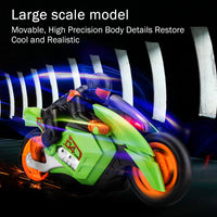 HKM-885203 Remote Control Mini Electric Motorcycle with Music and Lights for Kids Ages 3 and Up